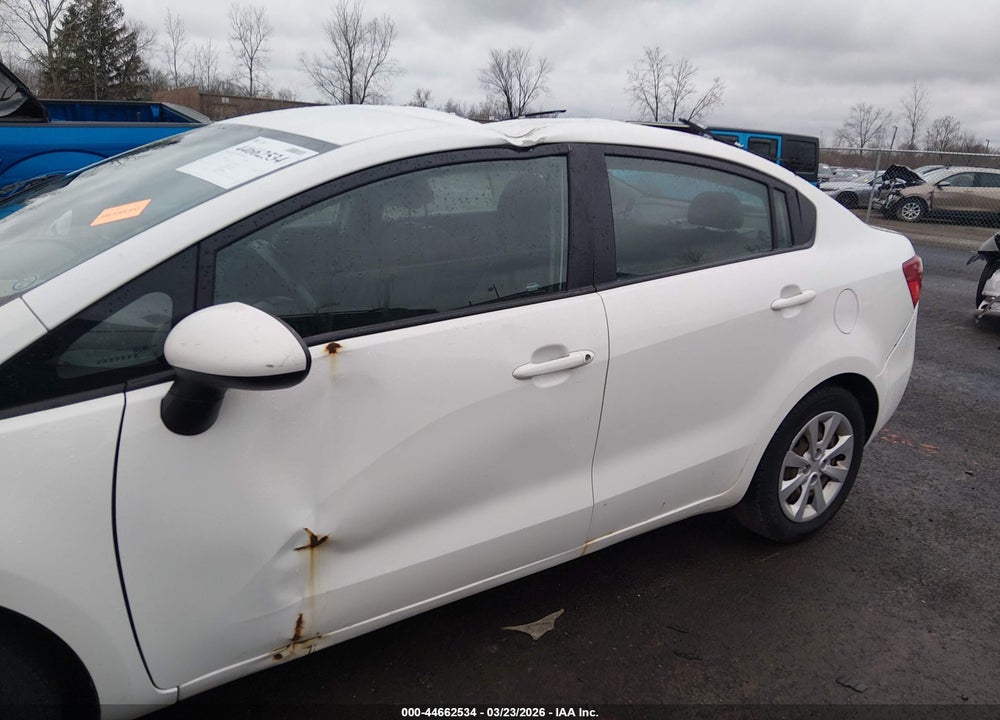 2013 KIA RIO LX VIN: KNADM4A39D6308211