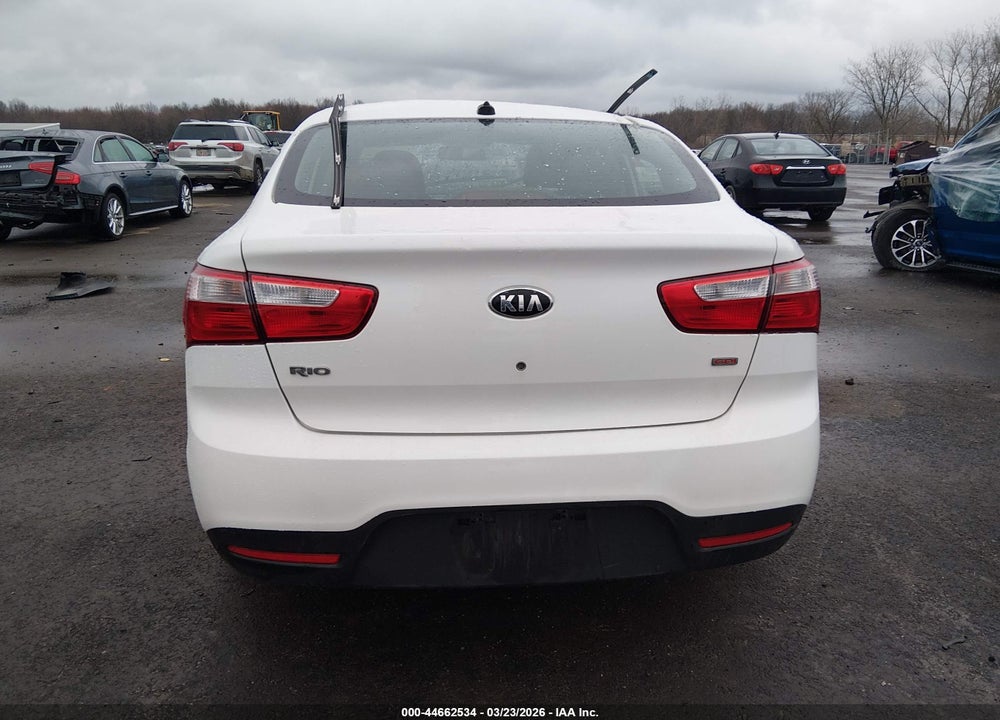 2013 KIA RIO LX VIN: KNADM4A39D6308211