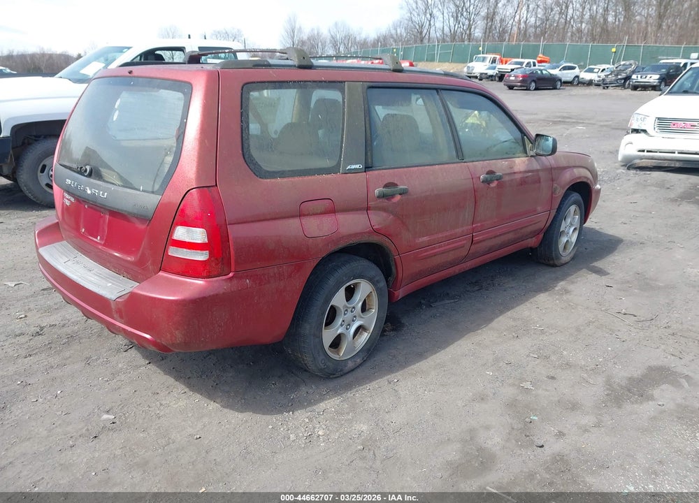 2004 SUBARU FORESTER 2.5XS VIN: JF1SG65644H709323