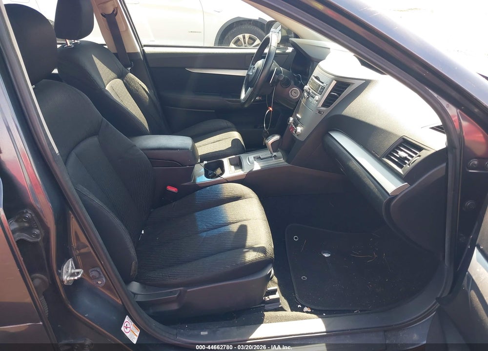 2011 SUBARU LEGACY 2.5I PREMIUM VIN: 4S3BMBB61B3214832