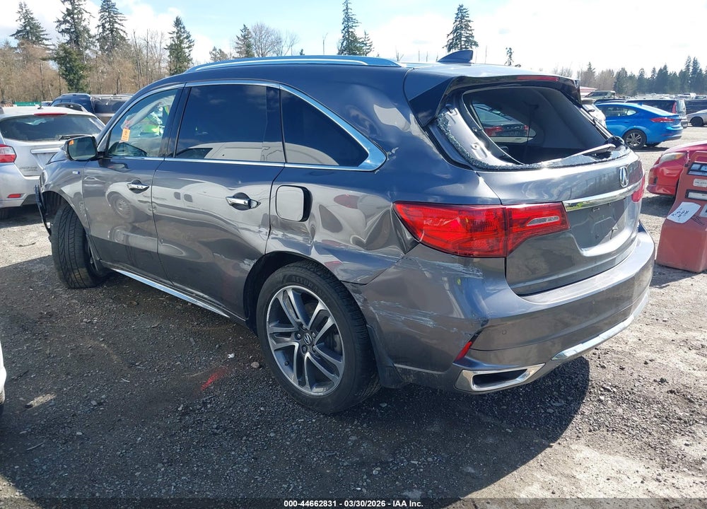 2017 ACURA MDX SPORT HYBRID ADVANCE PACKAGE VIN: 5FRYD7H73HB000572