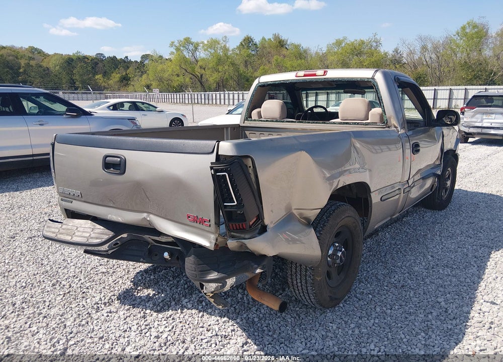 2002 GMC SIERRA 1500 SL VIN: 1GTEC14W22Z333249