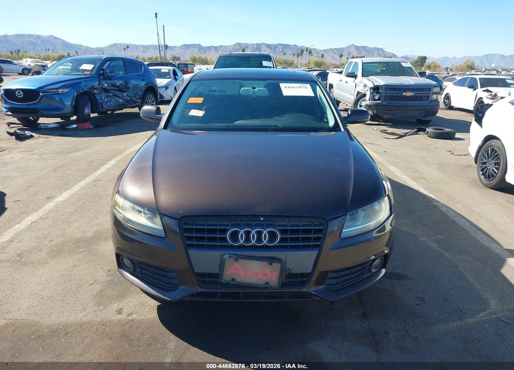 2011 AUDI A4 2.0T PREMIUM VIN: WAUAFAFL5BN046789