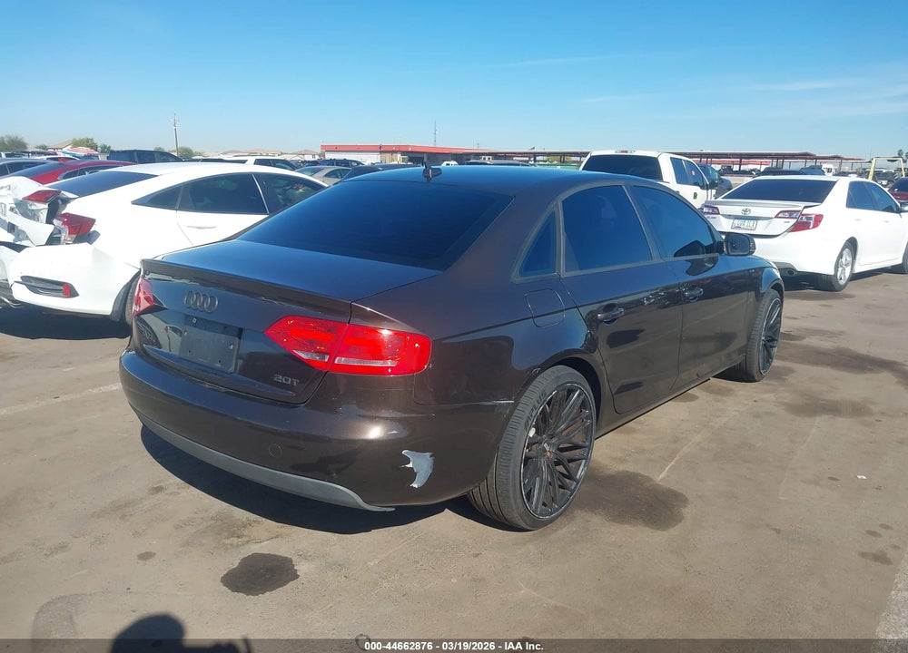 2011 AUDI A4 2.0T PREMIUM VIN: WAUAFAFL5BN046789