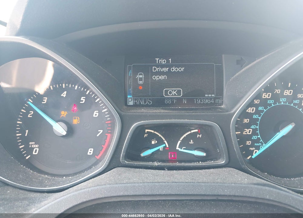 2013 FORD ESCAPE SEL VIN: 1FMCU0H91DUA30672