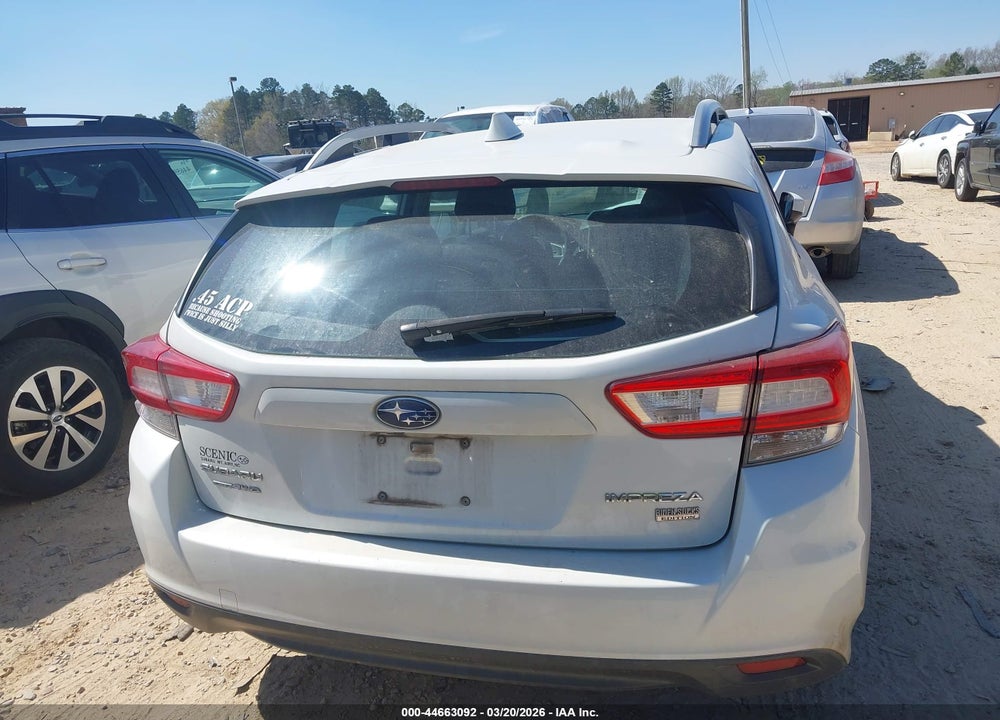 2019 SUBARU IMPREZA 2.0I PREMIUM VIN: 4S3GTAD6XK3734365
