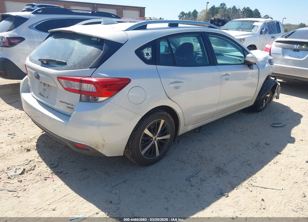 2019 SUBARU IMPREZA 2.0I PREMIUM VIN: 4S3GTAD6XK3734365