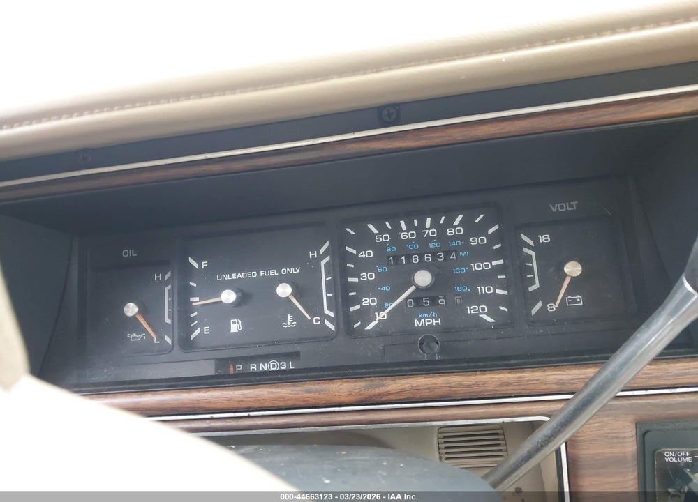 1991 DODGE DYNASTY LE VIN: 1B3XC56R5MD124466