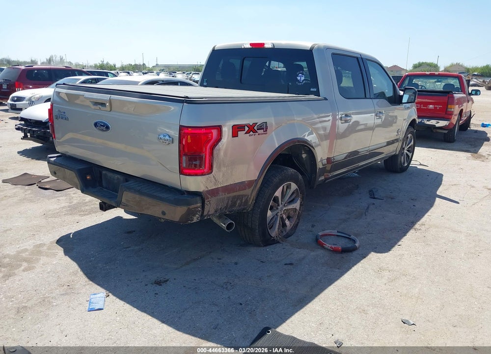 2017 FORD F-150 KING RANCH VIN: 1FTEW1EG5HFC20405