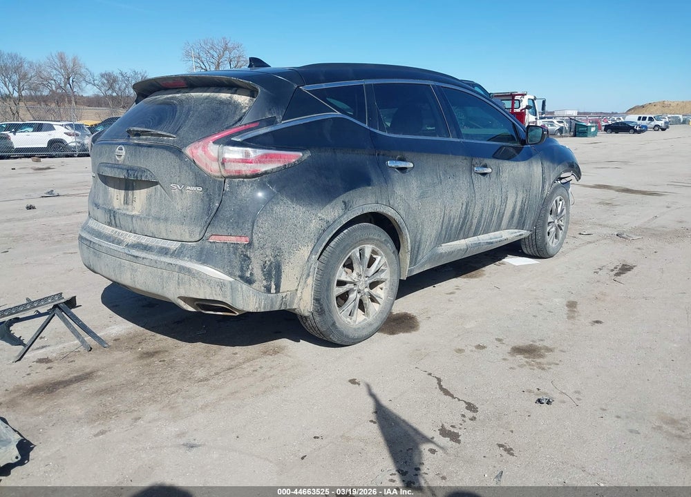 2017 NISSAN MURANO SV VIN: 5N1AZ2MH0HN142719