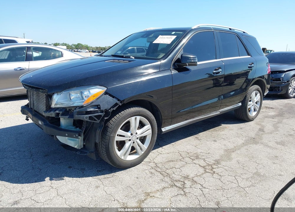 2015 MERCEDES-BENZ ML 250 BLUETEC 4MATIC VIN: 4JGDA0EB6FA472548