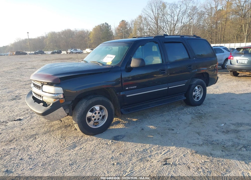 2002 CHEVROLET TAHOE LS VIN: 1GNEC13V62R143387