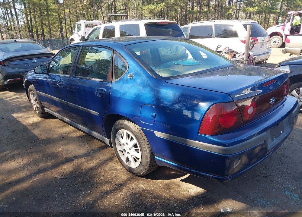 2003 CHEVROLET IMPALA VIN: 2G1WF52E839295656