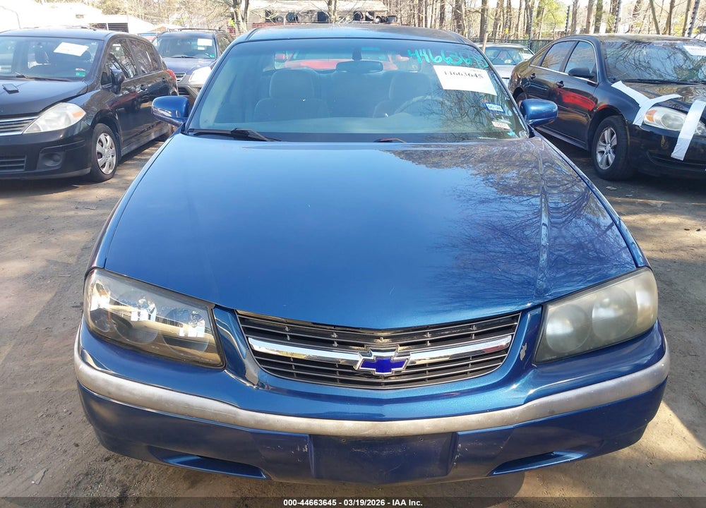 2003 CHEVROLET IMPALA VIN: 2G1WF52E839295656