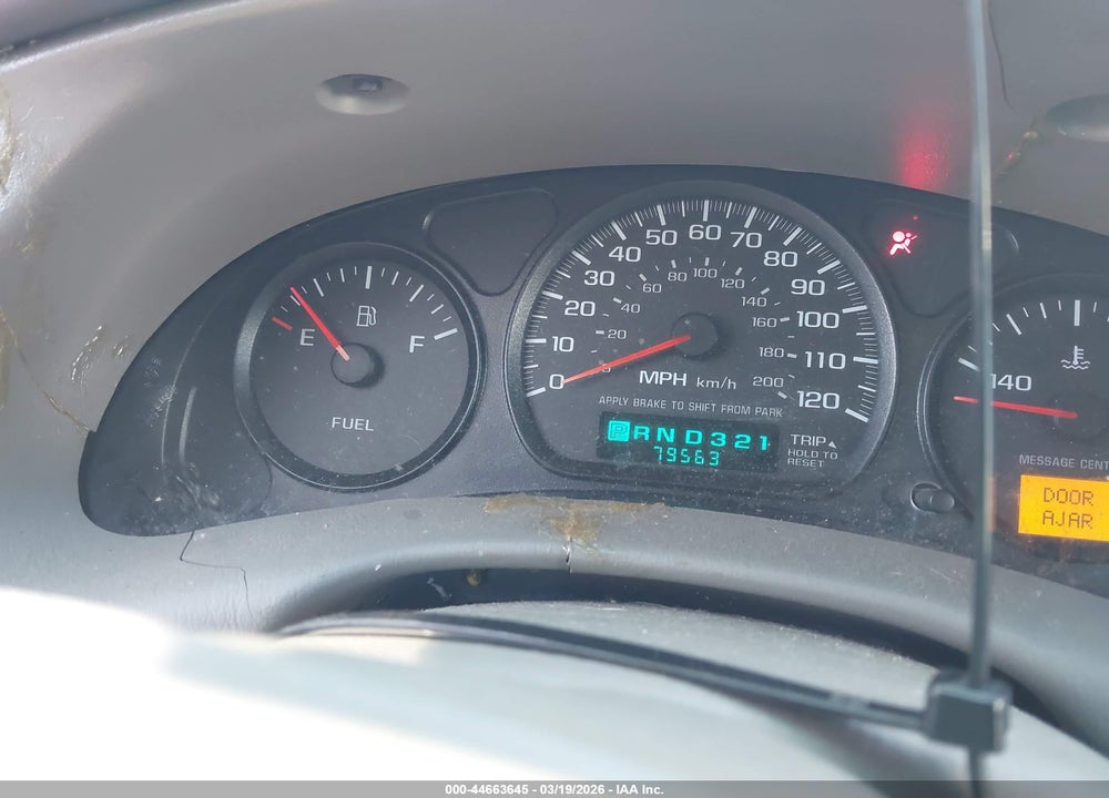 2003 CHEVROLET IMPALA VIN: 2G1WF52E839295656