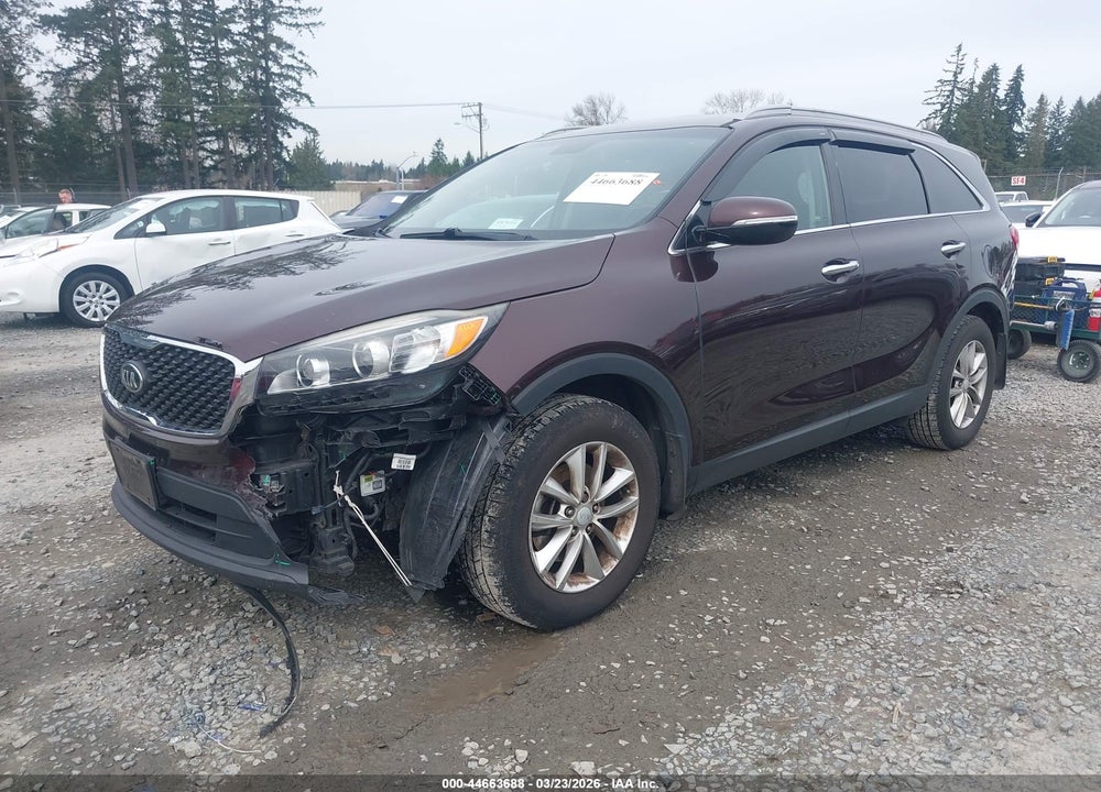 2016 KIA SORENTO 2.4L LX VIN: 5XYPG4A37GG029123