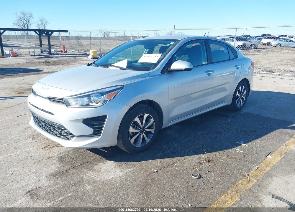 2022 KIA RIO S VIN: 3KPA24AD4NE462101