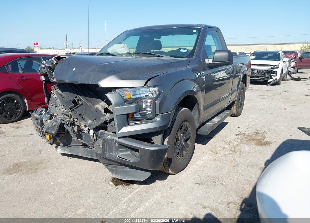 2016 FORD F-150 XL VIN: 1FTMF1C82GKD37954