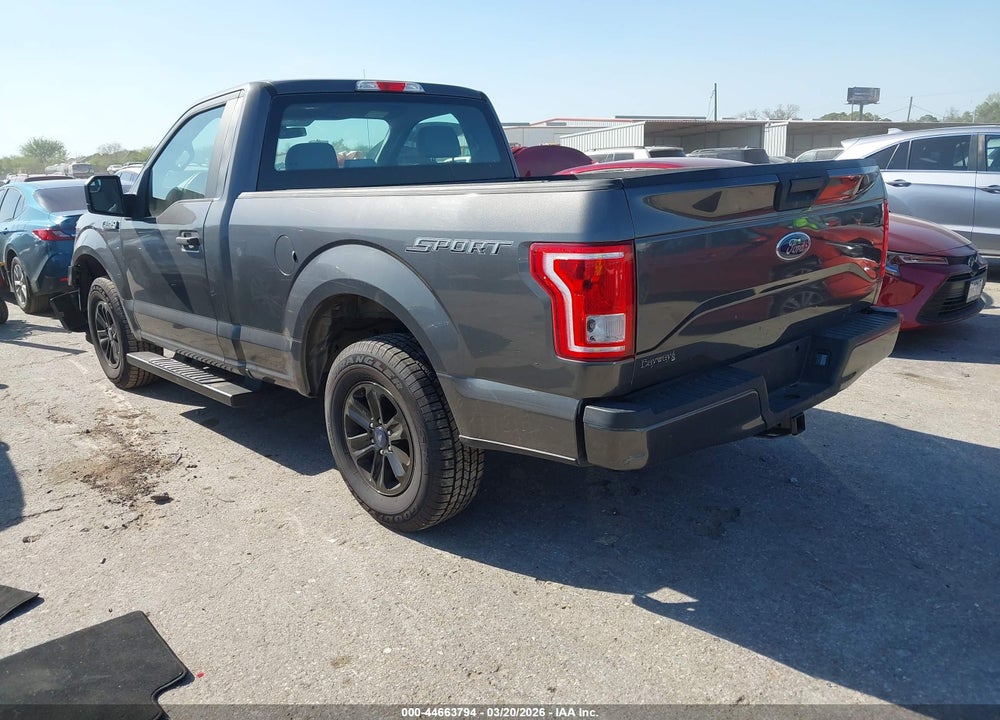2016 FORD F-150 XL VIN: 1FTMF1C82GKD37954