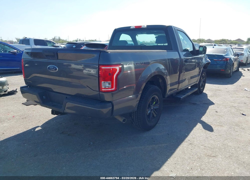 2016 FORD F-150 XL VIN: 1FTMF1C82GKD37954
