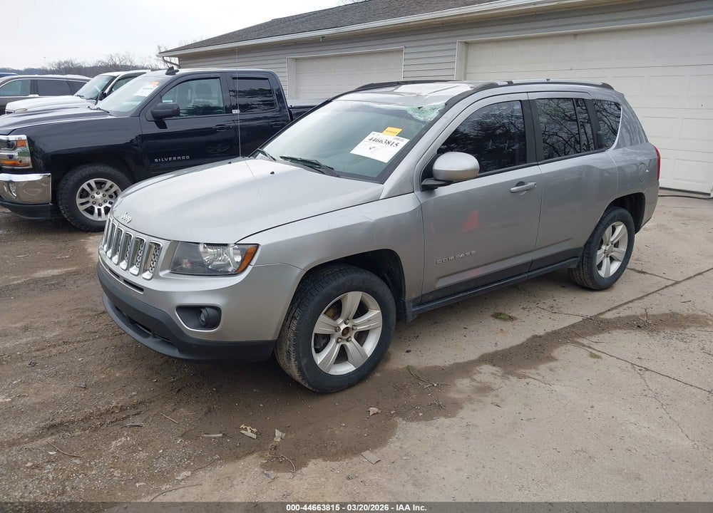 2016 JEEP COMPASS LATITUDE VIN: 1C4NJDEB4GD733269
