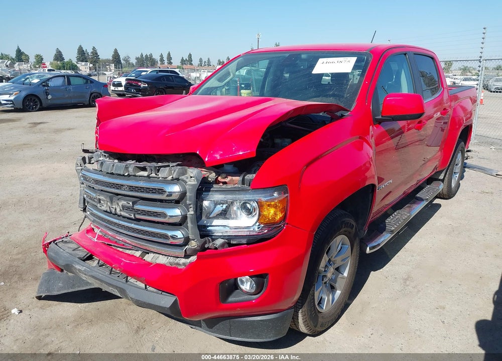 2016 GMC CANYON SLE VIN: 1GTG5CE39G1270658