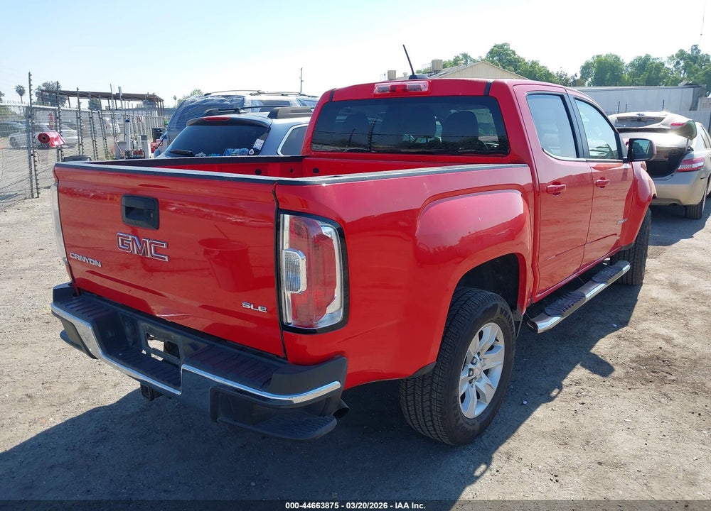2016 GMC CANYON SLE VIN: 1GTG5CE39G1270658