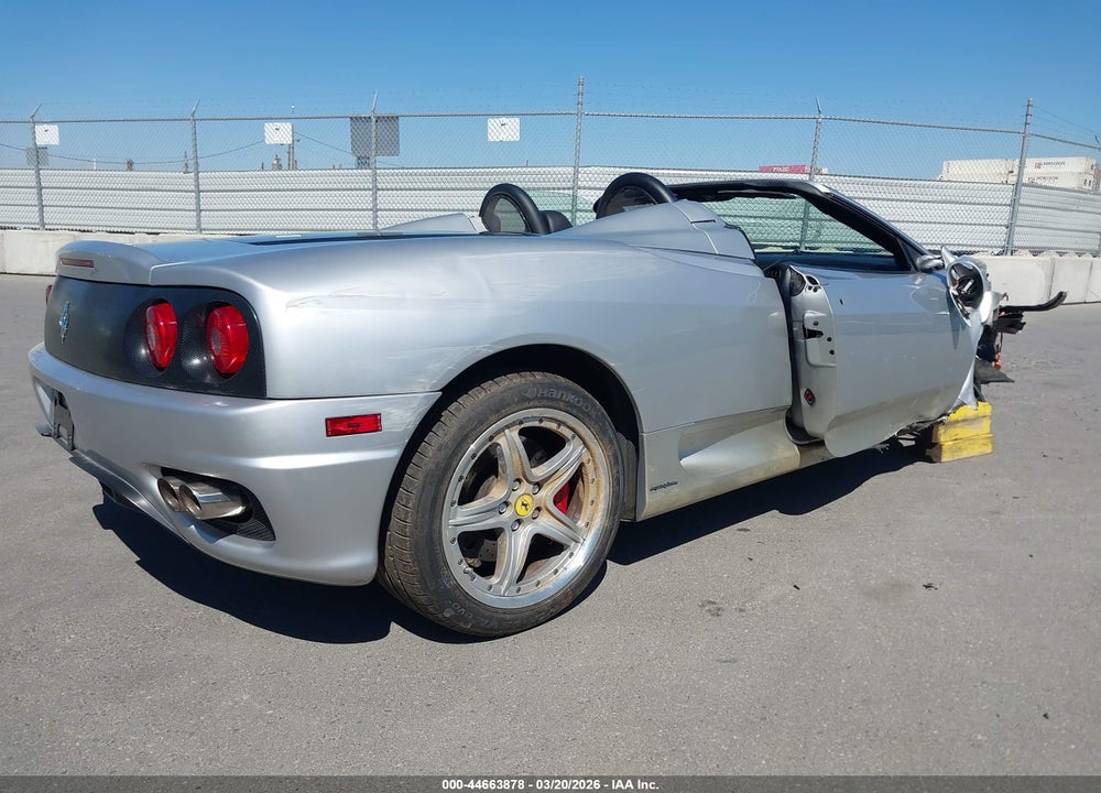 2003 FERRARI 360 MODENA SPIDER VIN: ZFFYT53A730130598