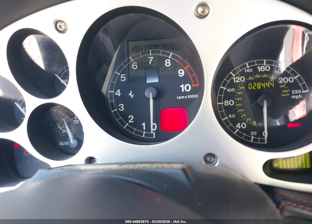 2003 FERRARI 360 MODENA SPIDER VIN: ZFFYT53A730130598
