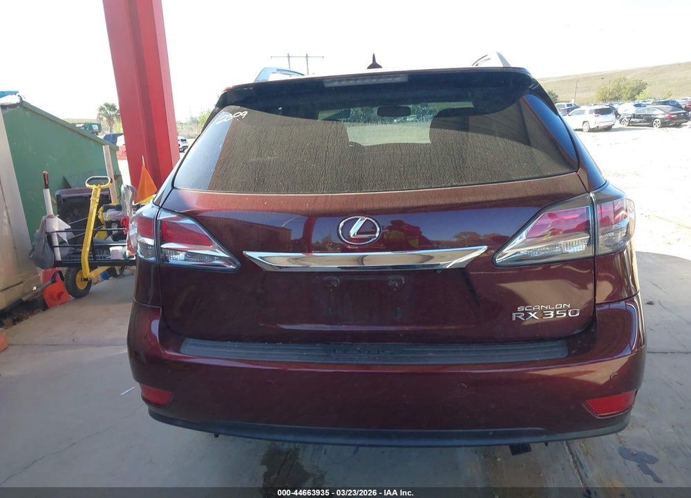 2013 LEXUS RX 350 VIN: 2T2ZK1BA0DC108896