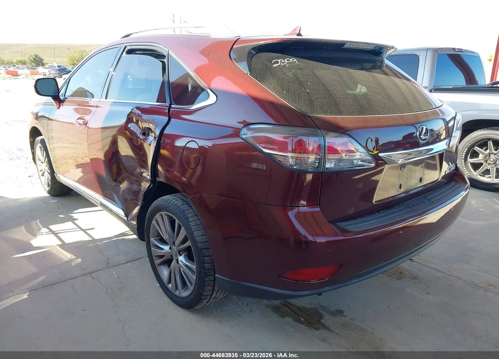 2013 LEXUS RX 350 VIN: 2T2ZK1BA0DC108896