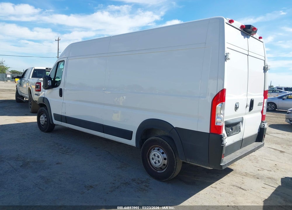 2023 RAM PROMASTER 2500 HIGH ROOF 159 WB VIN: 3C6LRVDG4PE567845