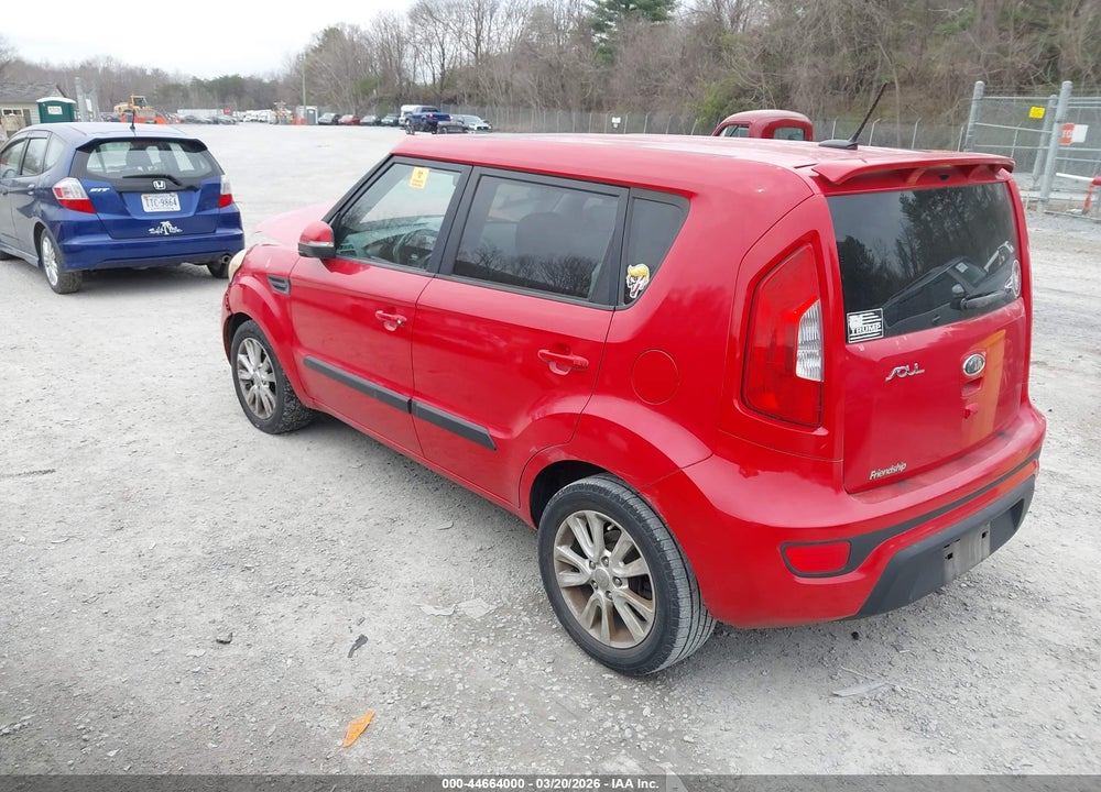 2012 KIA SOUL + VIN: KNDJT2A64C7416591