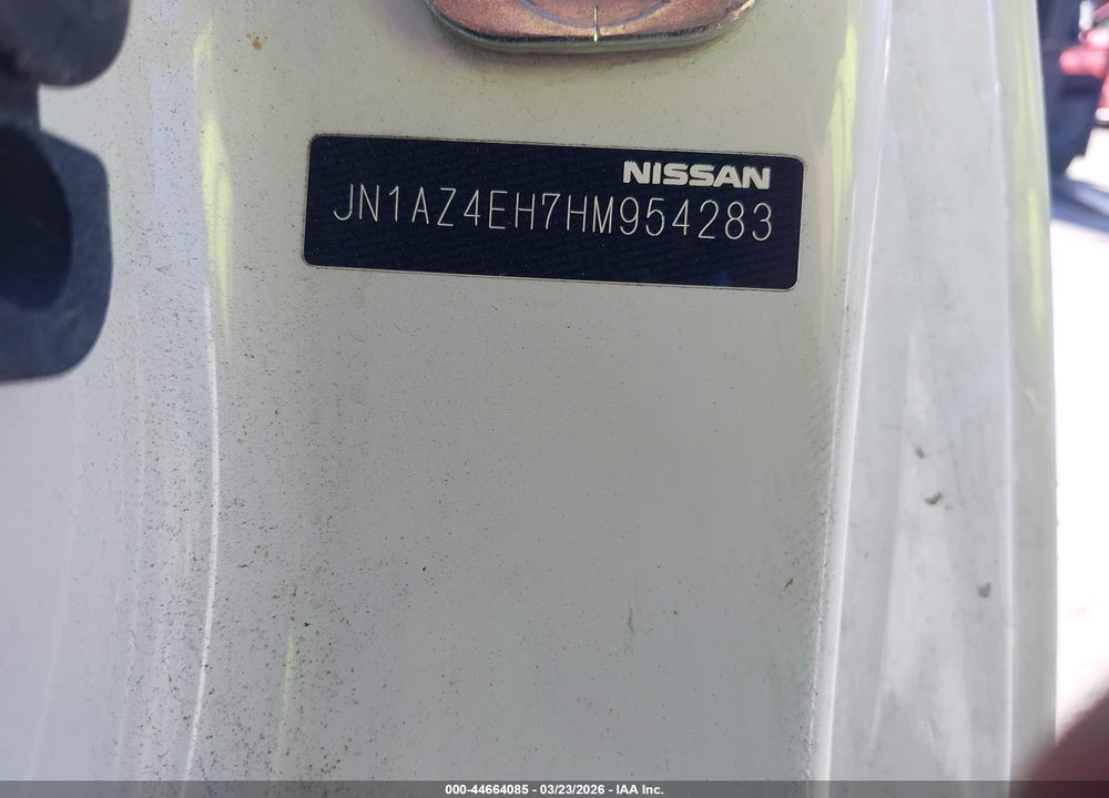 2017 NISSAN 370Z VIN: JN1AZ4EH7HM954283