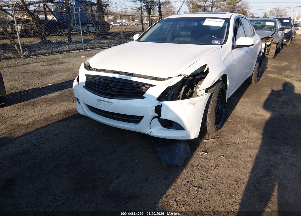 2012 INFINITI G37X VIN: JN1CV6ARXCM675515
