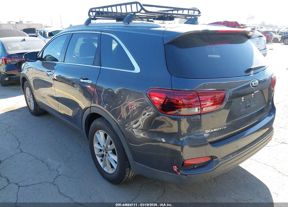 2019 KIA SORENTO 2.4L LX VIN: 5XYPG4A32KG538688
