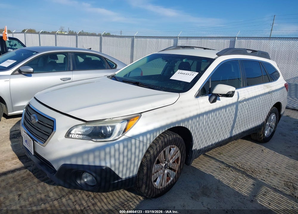 2016 SUBARU OUTBACK 2.5I PREMIUM VIN: 4S4BSAFC4G3316998