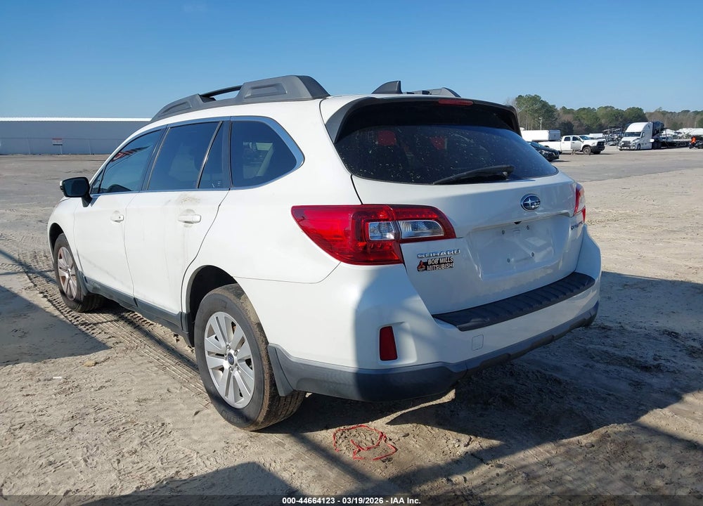 2016 SUBARU OUTBACK 2.5I PREMIUM VIN: 4S4BSAFC4G3316998