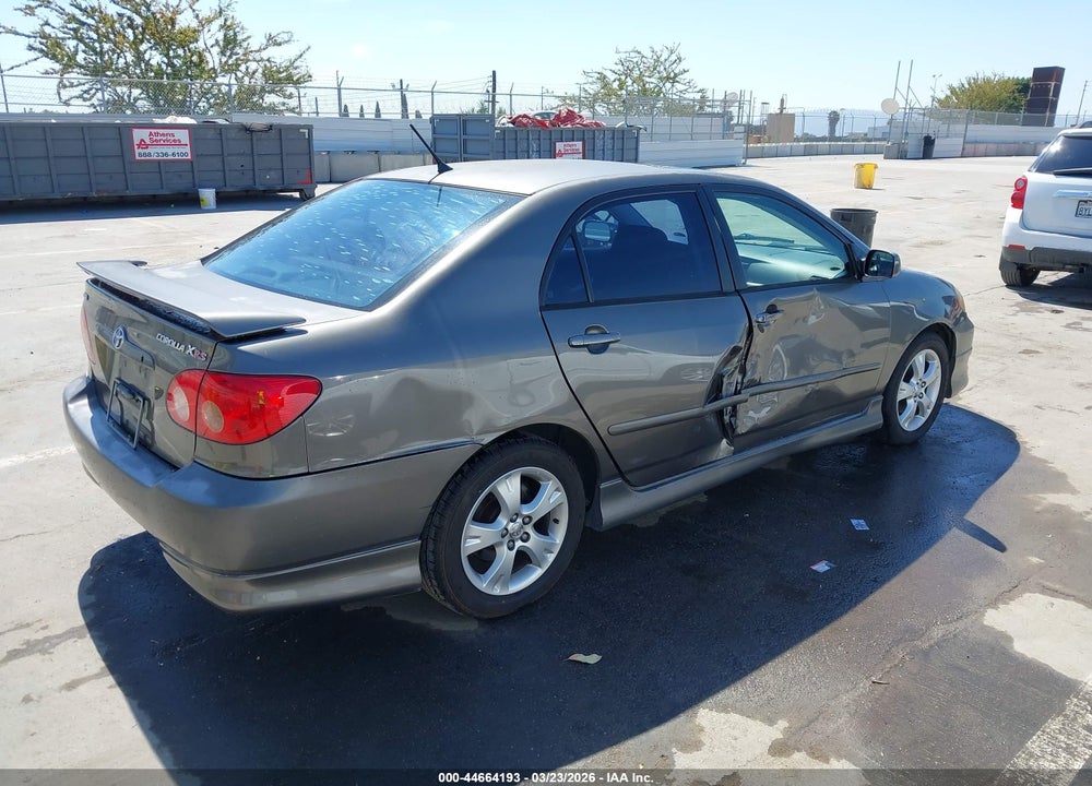 2005 TOYOTA COROLLA XRS VIN: 2T1BY32EX5C400849
