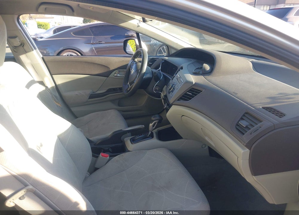 2012 HONDA CIVIC LX VIN: 19XFB2F5XCE310851