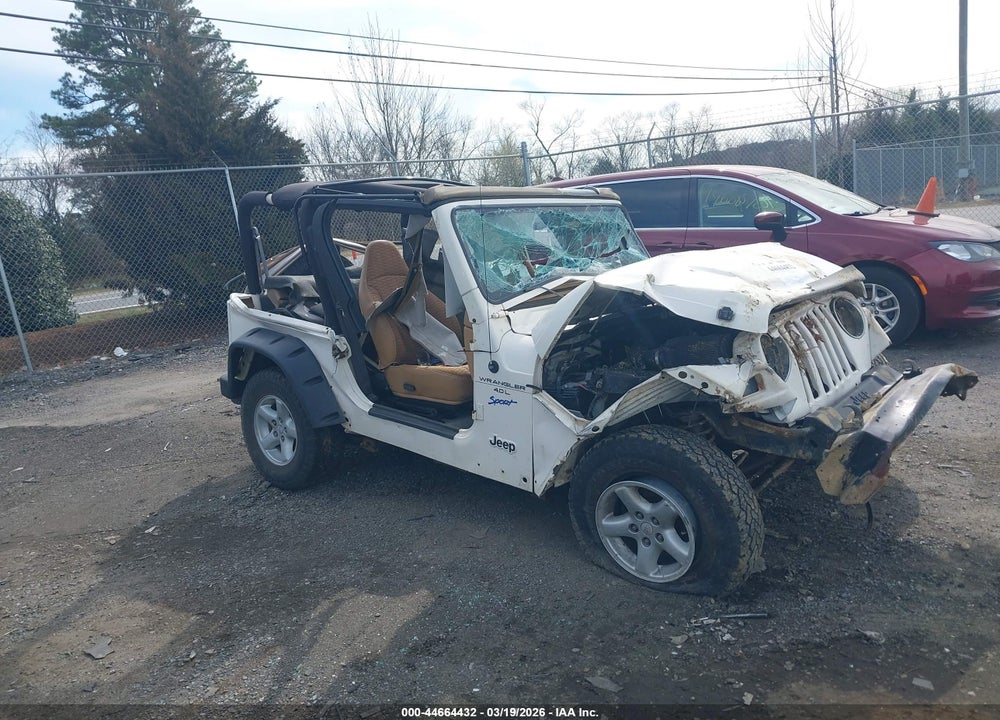 1998 JEEP WRANGLER SPORT VIN: 1J4FY19S3WP737748