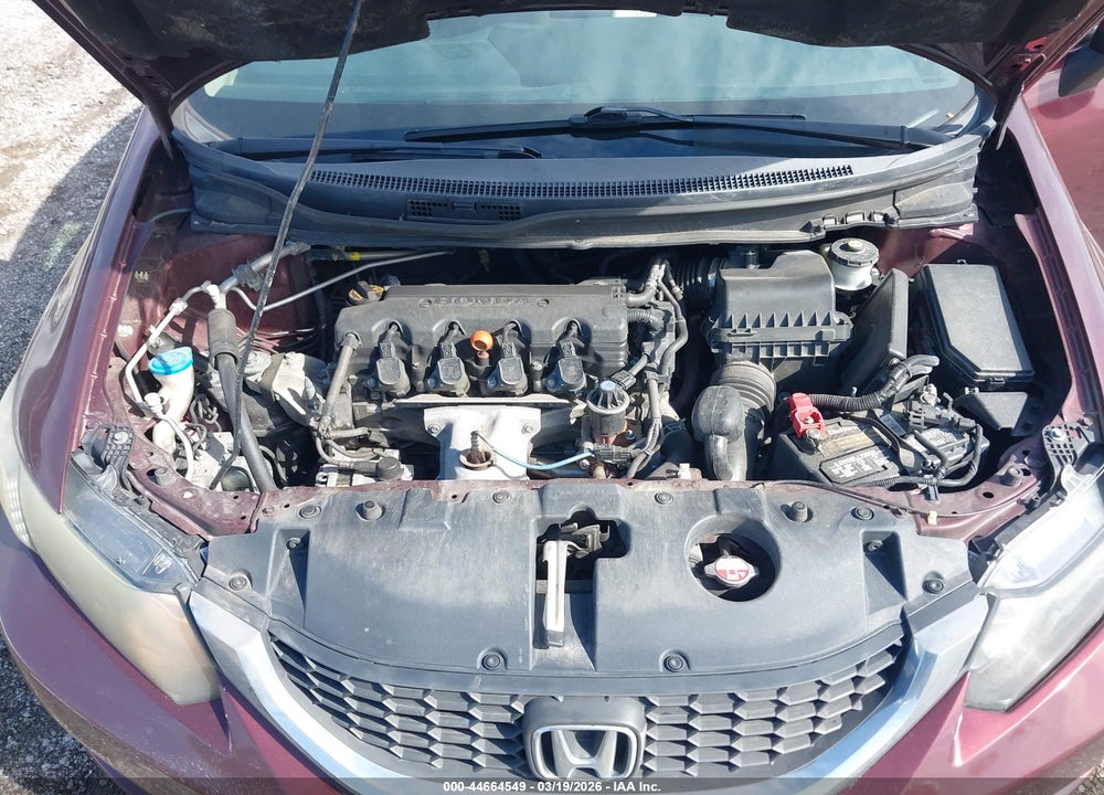 2013 HONDA CIVIC LX VIN: 19XFB2F52DE047093