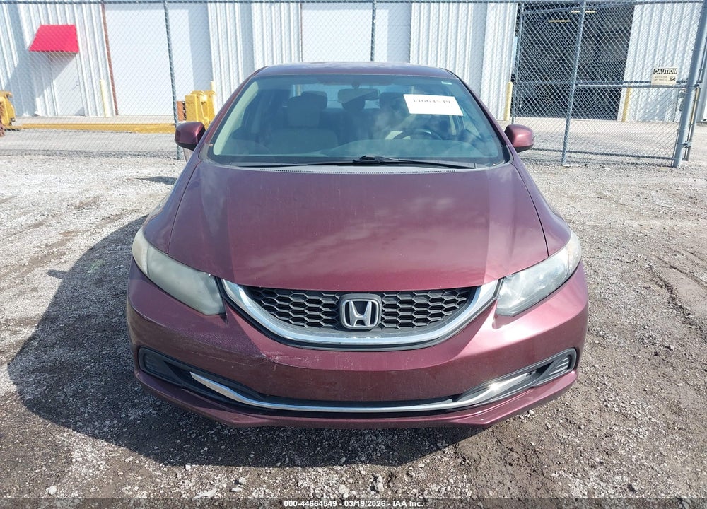 2013 HONDA CIVIC LX VIN: 19XFB2F52DE047093