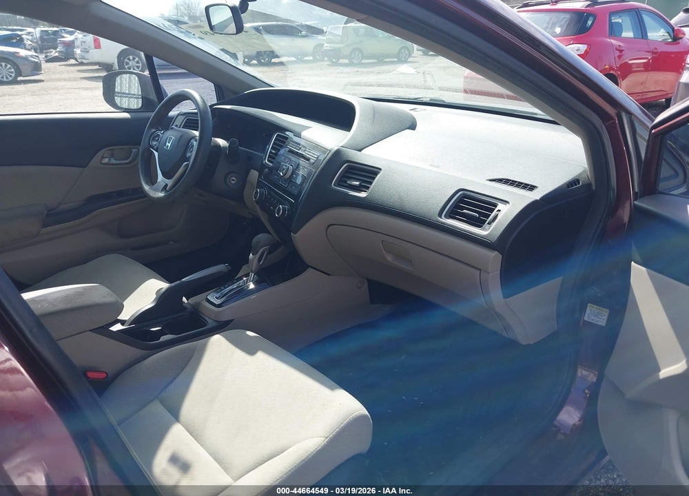 2013 HONDA CIVIC LX VIN: 19XFB2F52DE047093