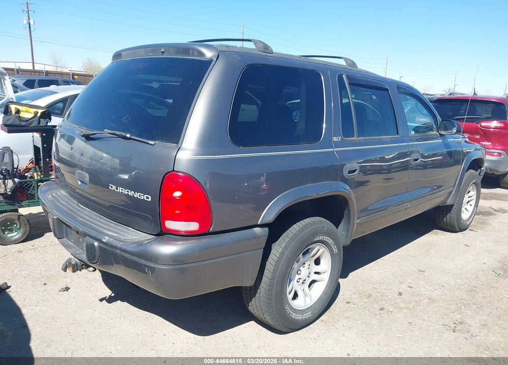 2002 DODGE DURANGO SLT VIN: 1B4HS48N62F202875