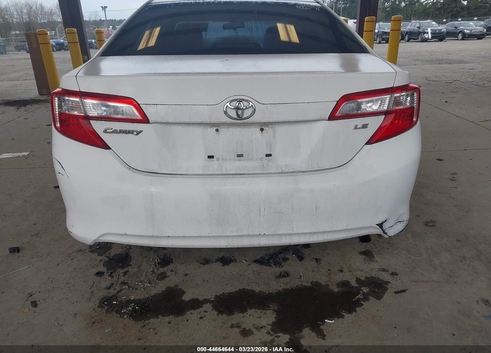 2012 TOYOTA CAMRY LE VIN: 4T1BF1FK0CU549955