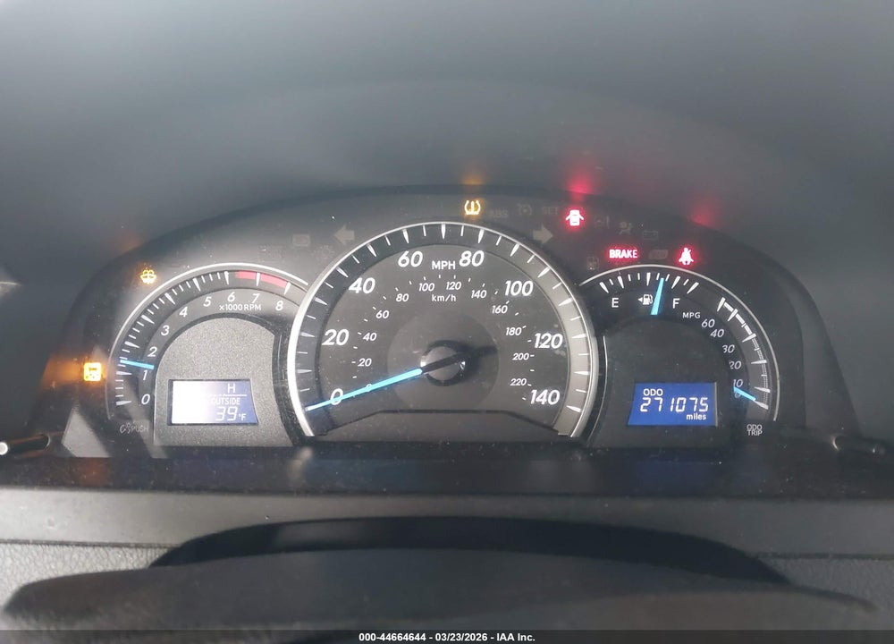 2012 TOYOTA CAMRY LE VIN: 4T1BF1FK0CU549955