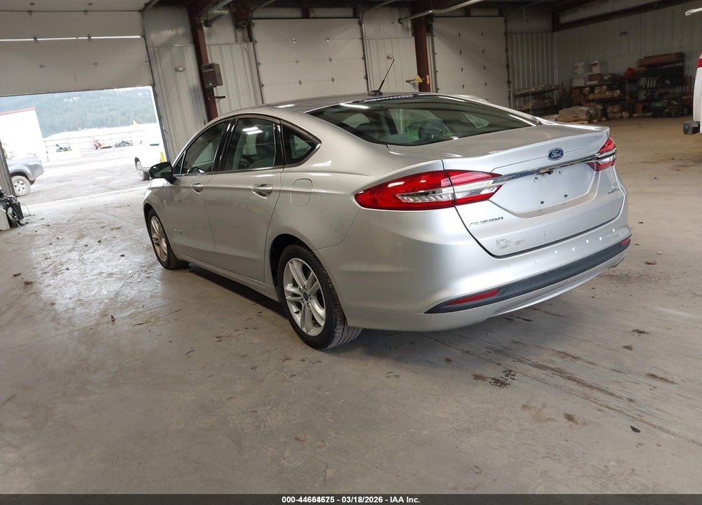 2018 FORD FUSION HYBRID S VIN: 3FA6P0UU6JR100646