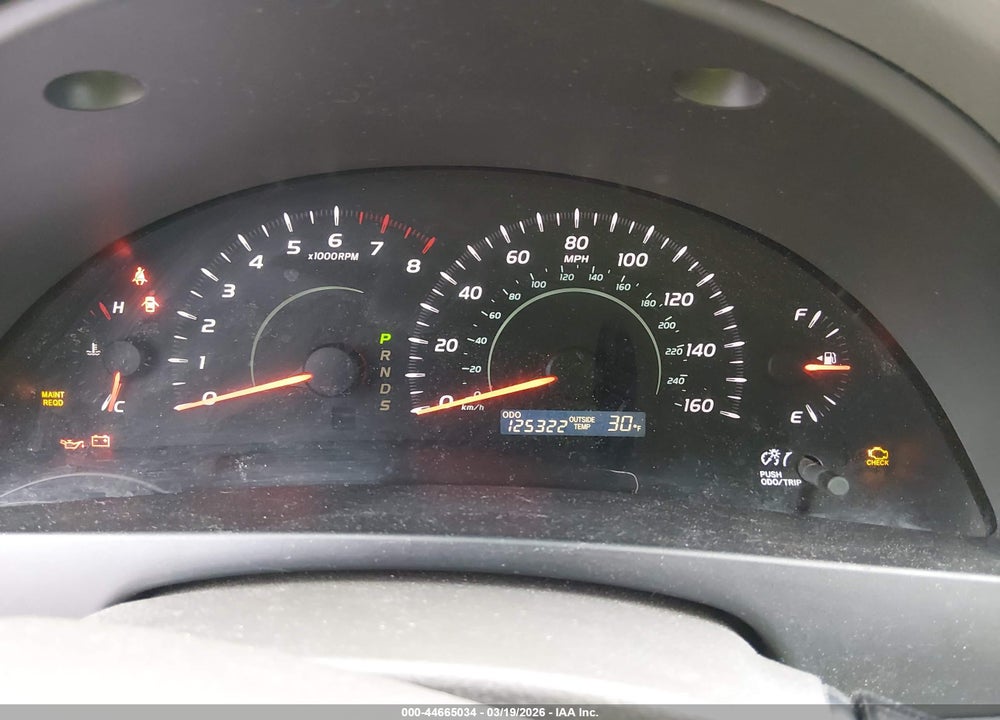 2007 TOYOTA CAMRY LE V6 VIN: 4T1BK46K47U005722
