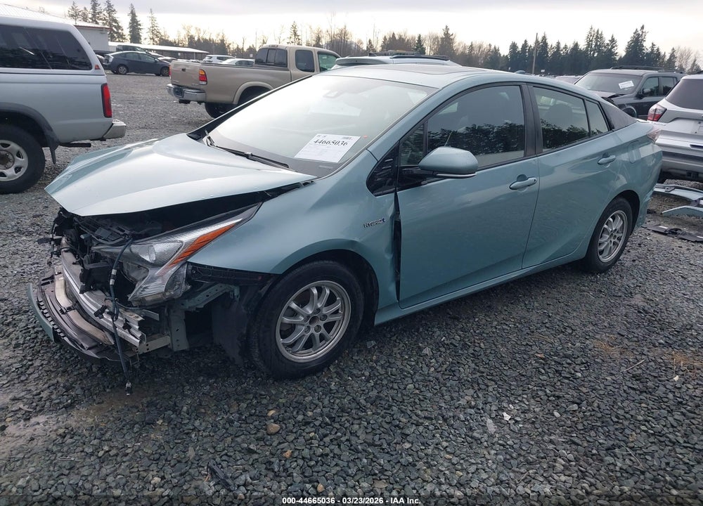 2017 TOYOTA PRIUS FOUR VIN: JTDKARFU1H3044507